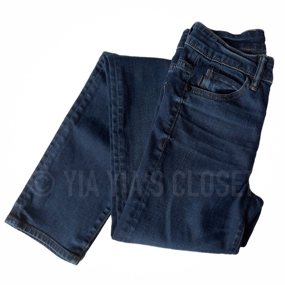 Helmut Lang Women’s SZ 24 High-Rise Slim Jeans in Dark Blue/Indigo Stretch Denim - Picture 10 of 14